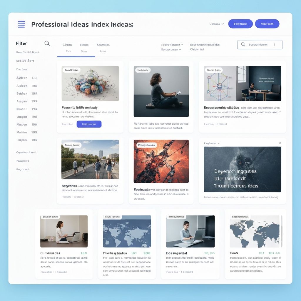 Ideas Index Dashboard