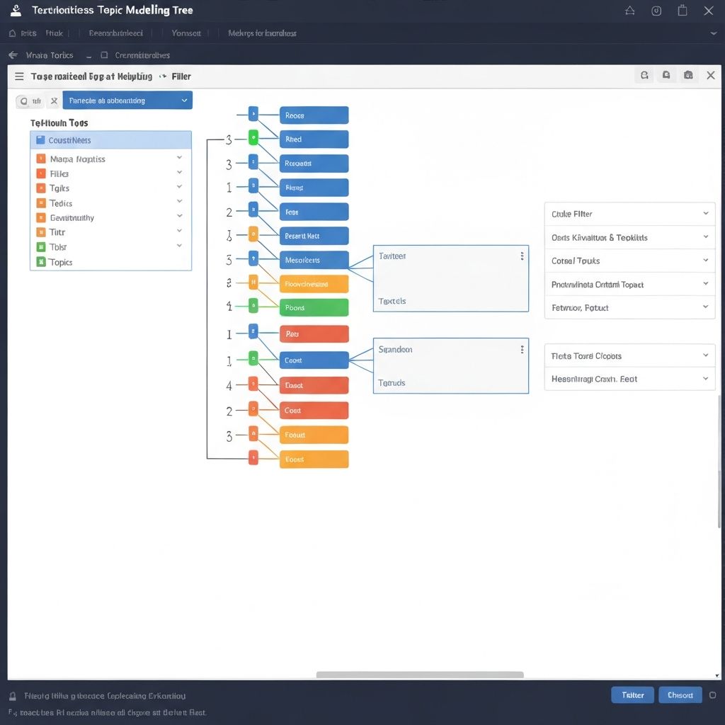 Topic Modeling and Tree Filter